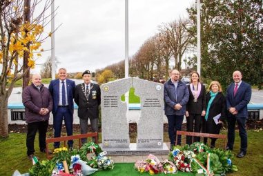 Athy Memorial for Deceased Soldiers Unveiled
