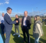 Minister Jack Chambers visits Portarlington GAA & Portarlington Snooker Club