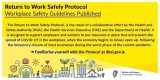 Return to Work Safely Protocol