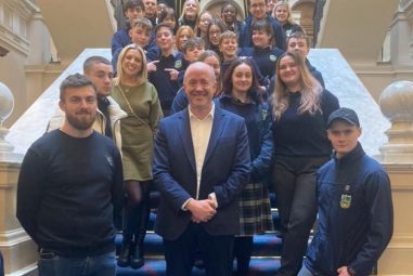St. Paul’s Secondary School Student Council visit Leinster House