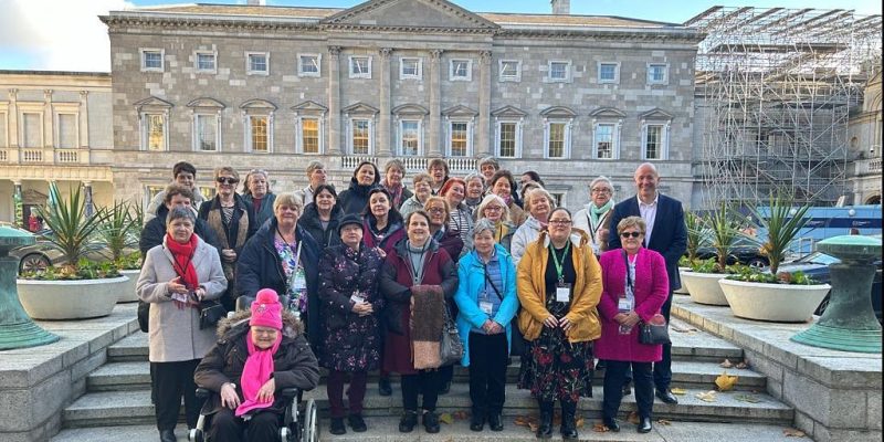 Portarlington Women’s Shed visit Leinster House